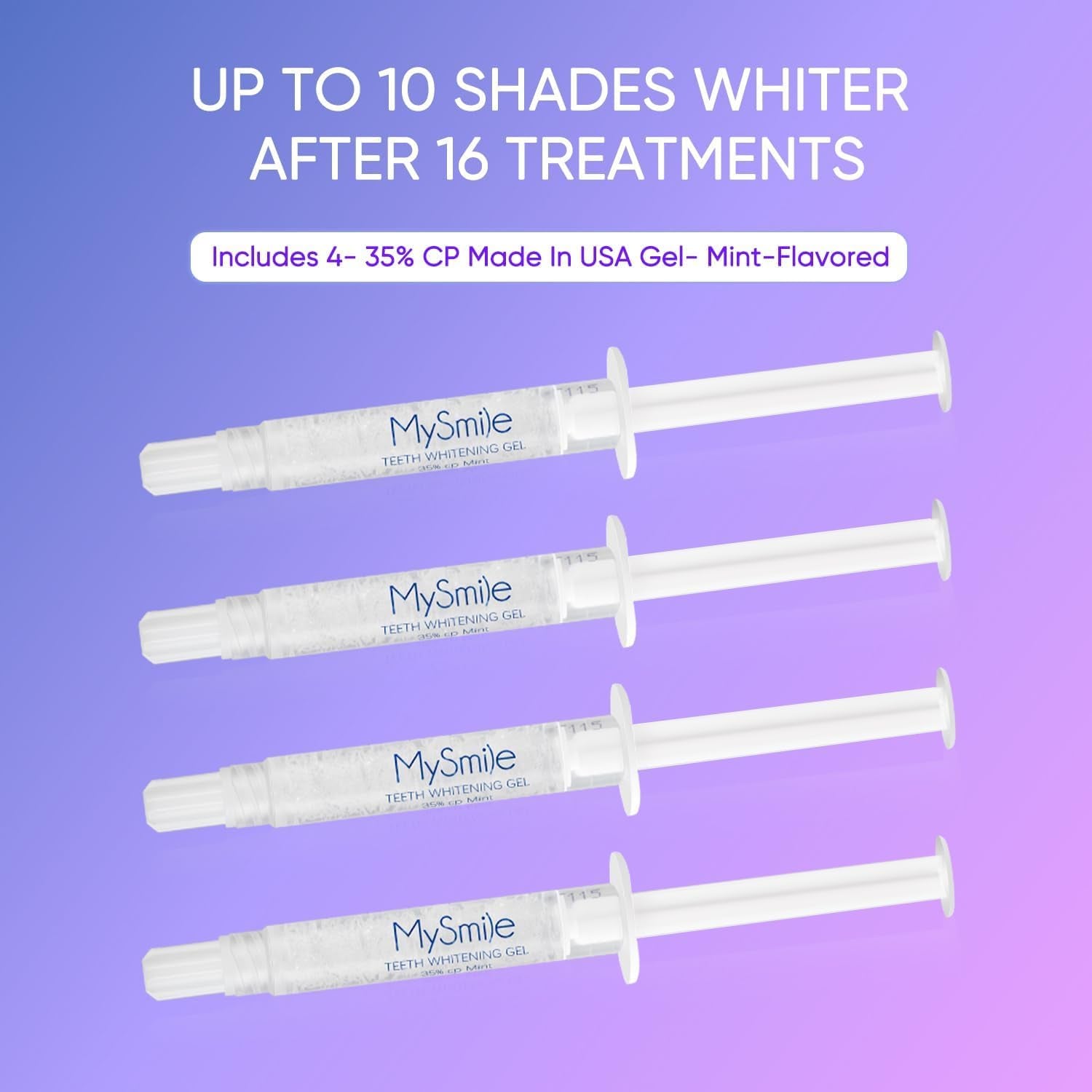 Deluxe 10 Min Teeth Whitening Kit with 28 LED Light, 35% Carbamide Peroxide Teeth Whitening Gel, Helps Remove Years of Stains from Coffee, Soda, Wines, Smoking, Food
