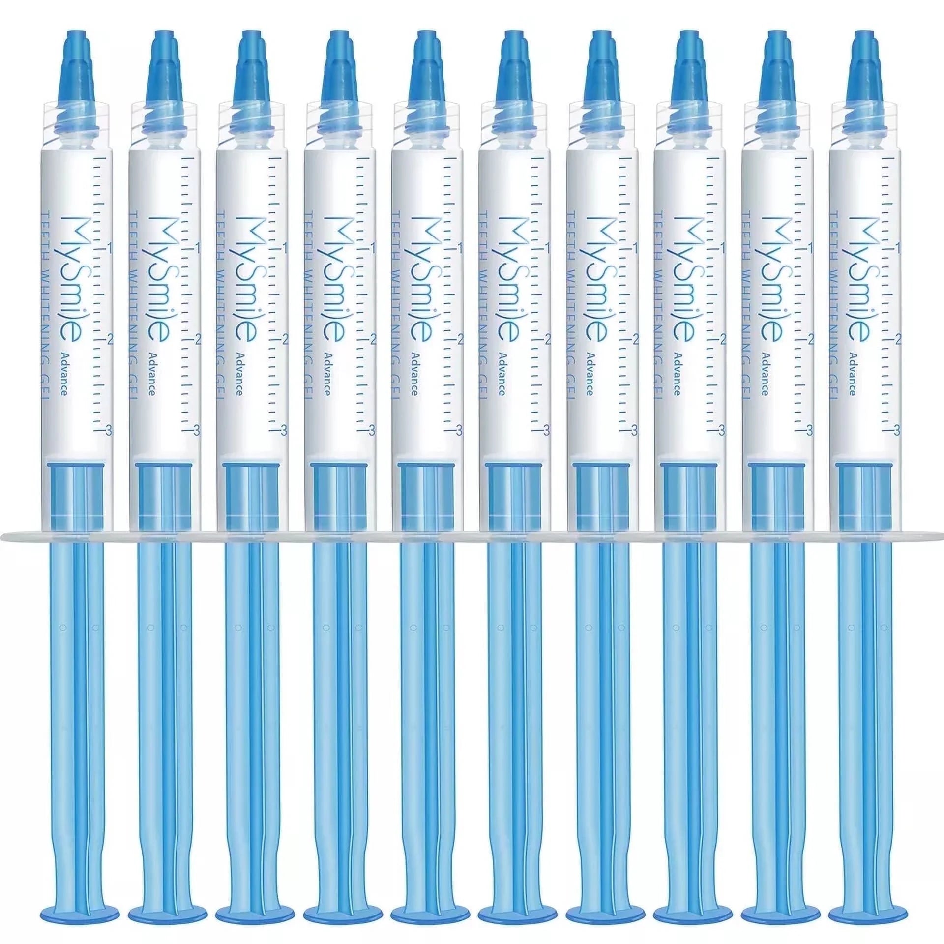 10Pc X 3Ml Peroxide Teeth Whitening Gel Refill Tooth Whitener Non Sensitive, Economy Packaging